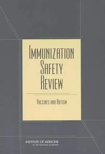 Immunization Safety Review cover