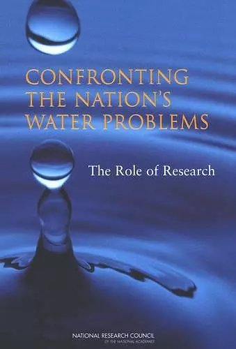 Confronting the Nation's Water Problems cover