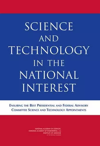 Science and Technology in the National Interest cover