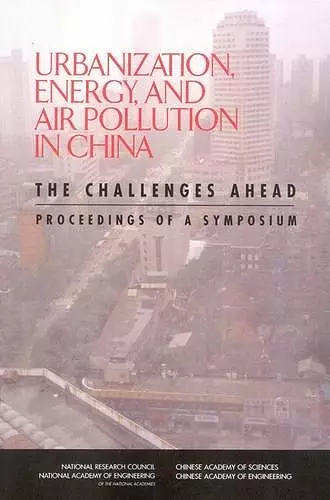 Urbanization, Energy, and Air Pollution in China cover