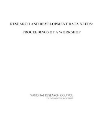 Research and Development Data Needs cover