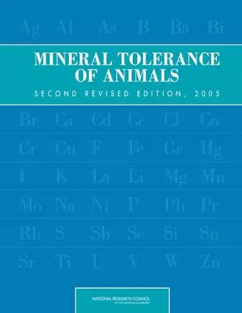 Mineral Tolerance of Animals cover