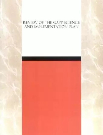 Review of the GAPP Science and Implementation Plan cover