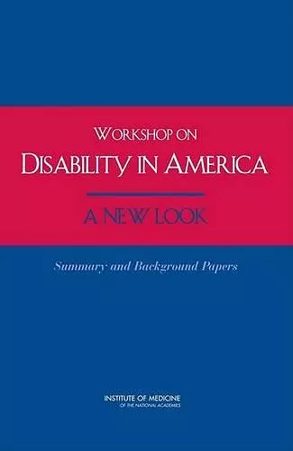 Workshop on Disability in America cover