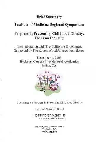 Progress in Preventing Childhood Obesity cover