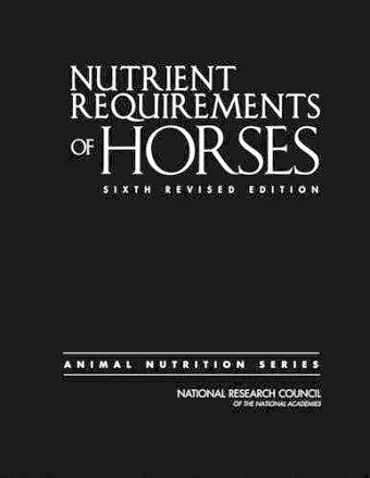 Nutrient Requirements of Horses cover