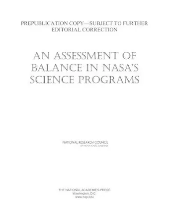 An Assessment of Balance in NASA's Science Programs cover