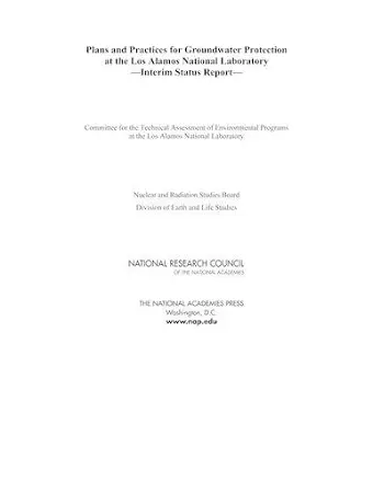 Plans and Practices for Groundwater Protection at the Los Alamos National Laboratory cover