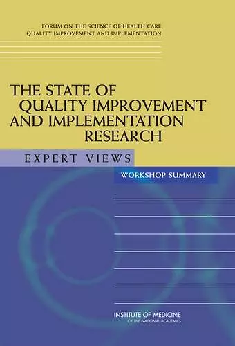 The State of Quality Improvement and Implementation Research cover