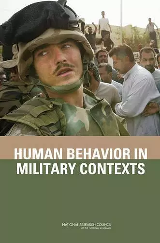 Human Behavior in Military Contexts cover