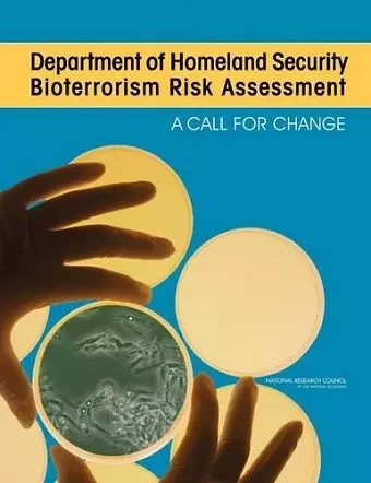 Department of Homeland Security Bioterrorism Risk Assessment cover