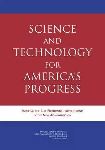 Science and Technology for America's Progress cover