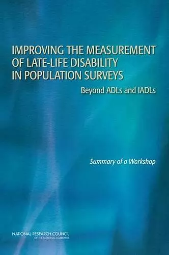 Improving the Measurement of Late-Life Disability in Population Surveys cover