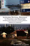 Increasing National Resilience to Hazards and Disasters cover