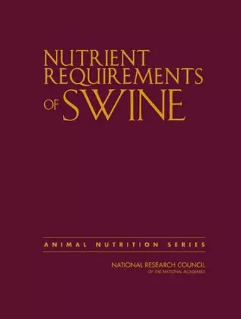 Nutrient Requirements of Swine cover