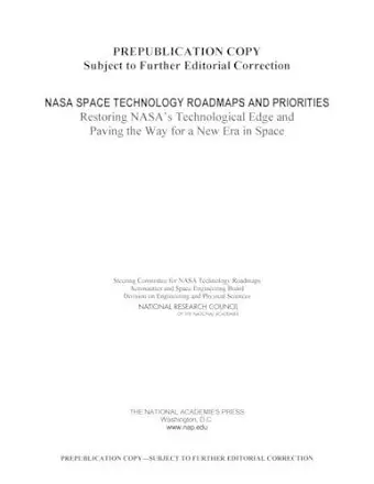 NASA Space Technology Roadmaps and Priorities cover