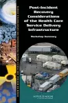 Post-Incident Recovery Considerations of the Health Care Service Delivery Infrastructure cover