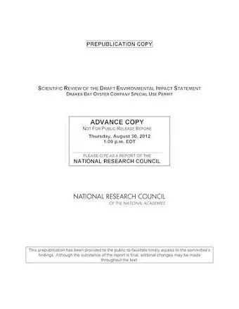 Scientific Review of the Draft Environmental Impact Statement cover