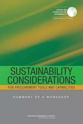 Sustainability Considerations for Procurement Tools and Capabilities cover