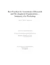 Best Practices in Assessment of Research and Development Organizations cover