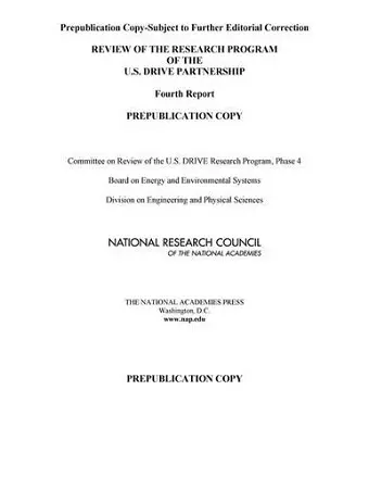 Review of the Research Program of the U.S. DRIVE Partnership cover