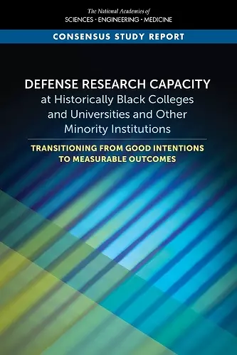 Defense Research Capacity at Historically Black Colleges and Universities and Other Minority Institutions cover