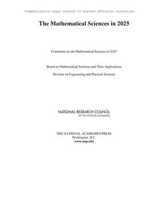 The Mathematical Sciences in 2025 cover