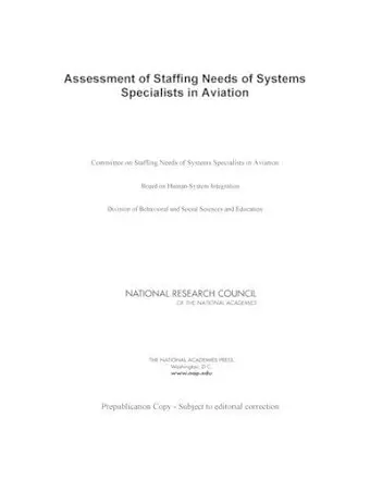 Assessment of Staffing Needs of Systems Specialists in Aviation cover