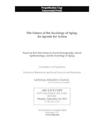 New Directions in the Sociology of Aging cover