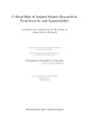Critical Role of Animal Science Research in Food Security and Sustainability cover