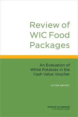 Review of WIC Food Packages cover