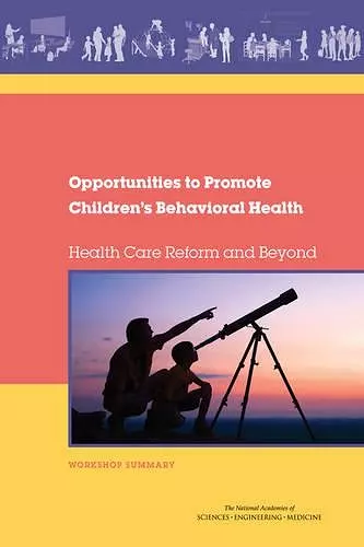 Opportunities to Promote Children's Behavioral Health cover