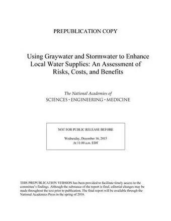 Using Graywater and Stormwater to Enhance Local Water Supplies cover