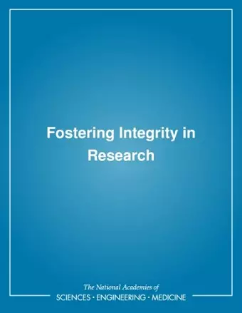 Fostering Integrity in Research cover