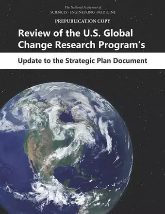 Review of the U.S. Global Change Research Program's Update to the Strategic Plan Document cover