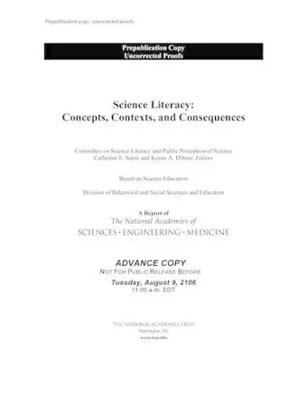 Science Literacy cover