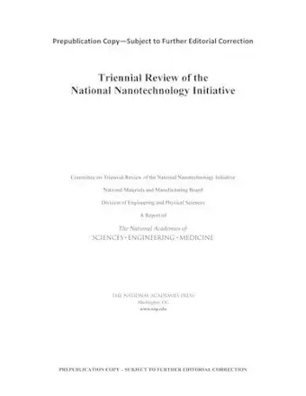 Triennial Review of the National Nanotechnology Initiative cover