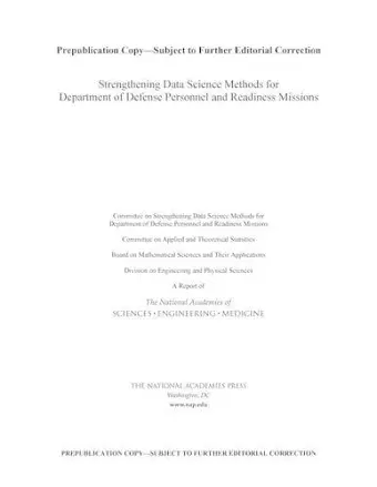 Strengthening Data Science Methods for Department of Defense Personnel and Readiness Missions cover