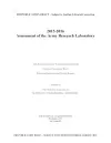 2015-2016 Assessment of the Army Research Laboratory cover