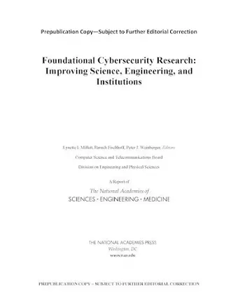 Foundational Cybersecurity Research cover