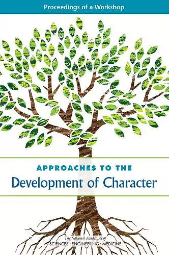 Approaches to the Development of Character cover