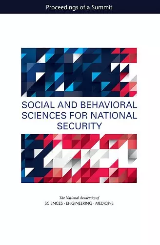 Social and Behavioral Sciences for National Security cover