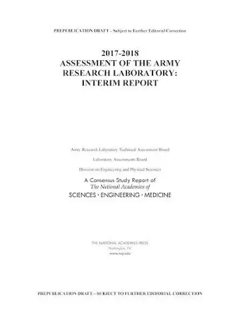 2017-2018 Assessment of the Army Research Laboratory cover