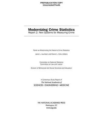 Modernizing Crime Statistics: Report 2 cover