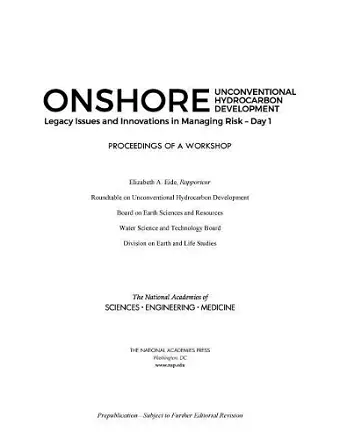 Onshore Unconventional Hydrocarbon Development cover