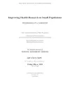 Improving Health Research on Small Populations cover