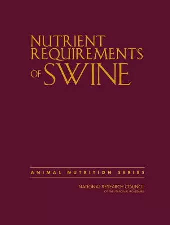 Nutrient Requirements of Swine cover