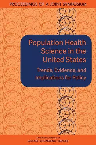 Population Health Science in the United States cover