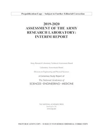 2019-2020 Assessment of the Army Research Laboratory cover