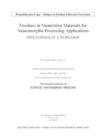 Frontiers in Memristive Materials for Neuromorphic Processing Applications cover